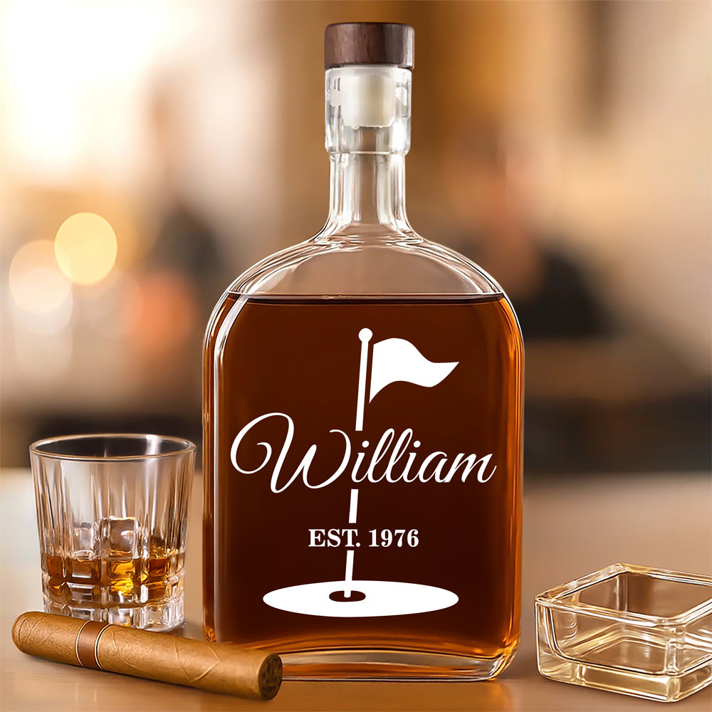 Personalized Golf Whiskey Bottle Gift For Golfer, Golf Lovers HA75 898552