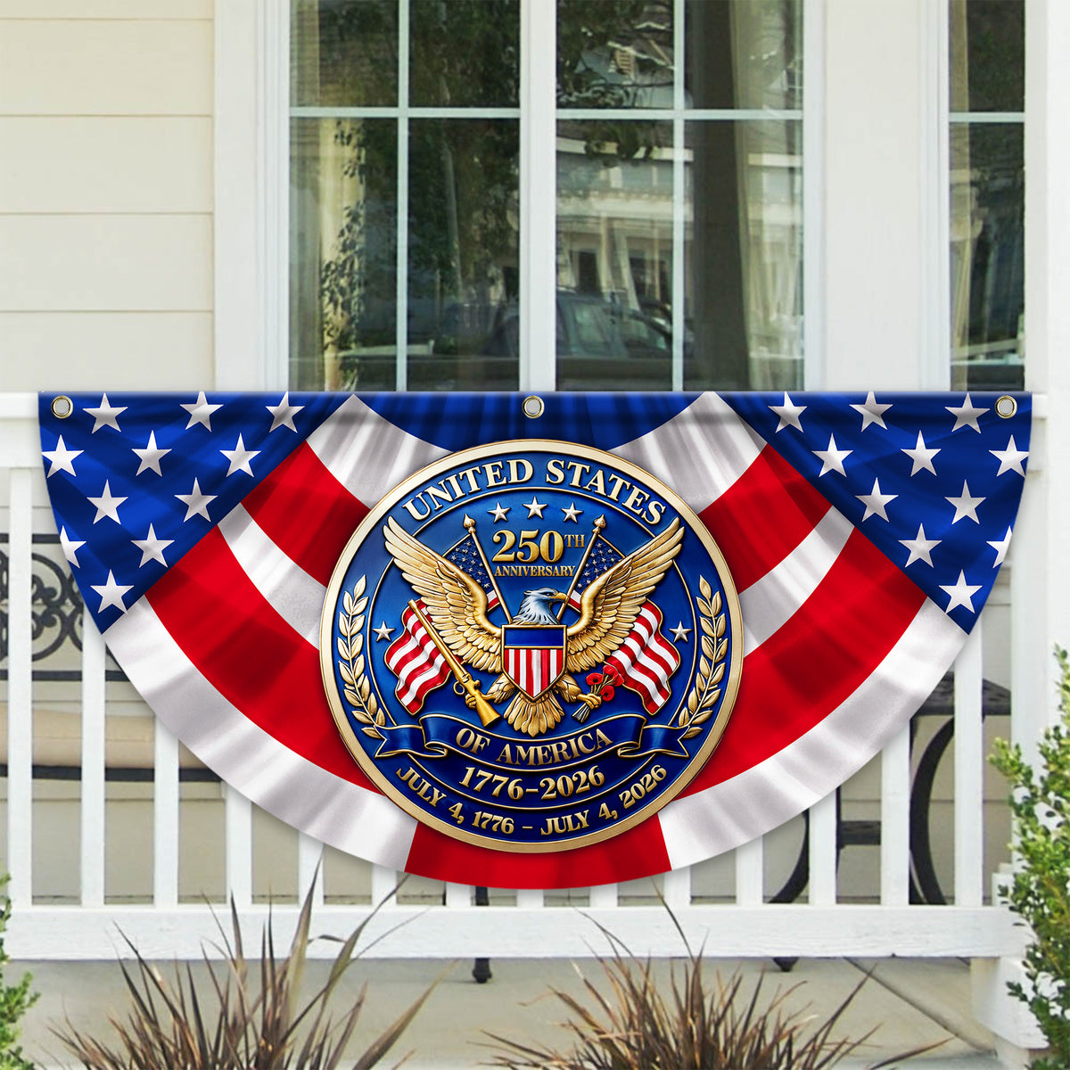 250th Anniversary Of America Non-Pleated Fan Flag TH10 169039