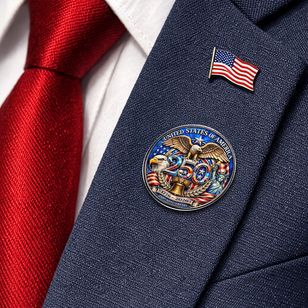 250th Anniversary United State Of America Acrylic Pin TH10 169323