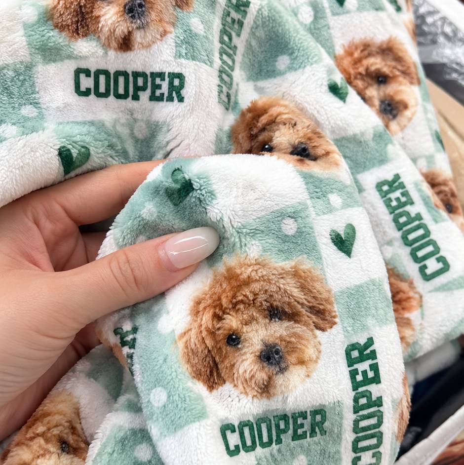 Custom Photo Dog Cat Mom Dad Fluffy Loungewear - Christmas Gift For Pet Lovers HO82 903812