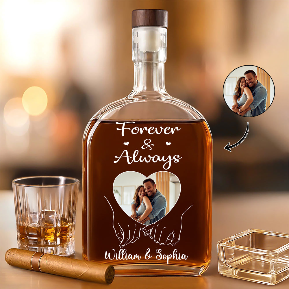 Custom Photo You & Me We Got This Whiskey Bottle Couple Gift HA75 898168
