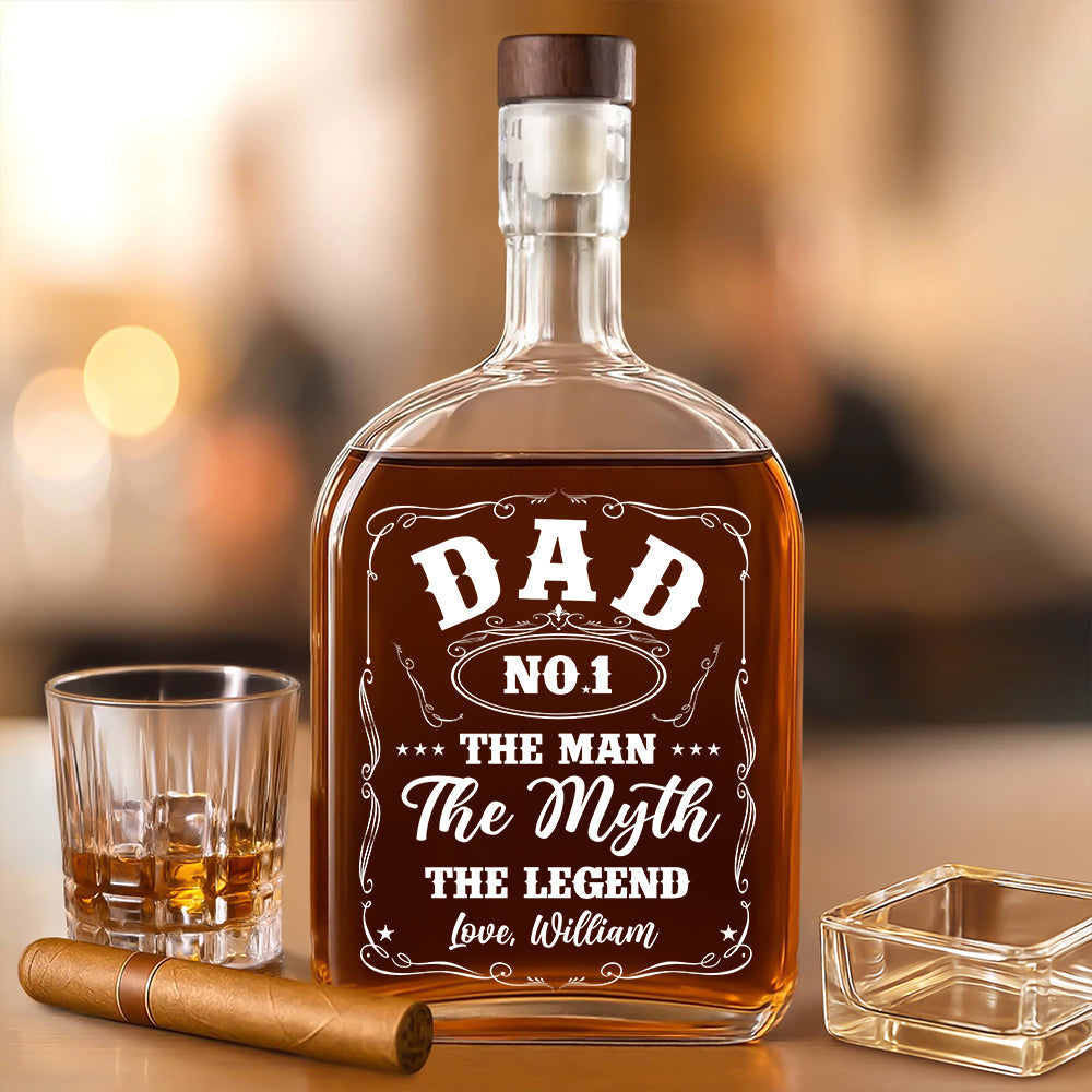 The Man The Myth The Legend Whiskey Bottle For Dad TH10 894019
