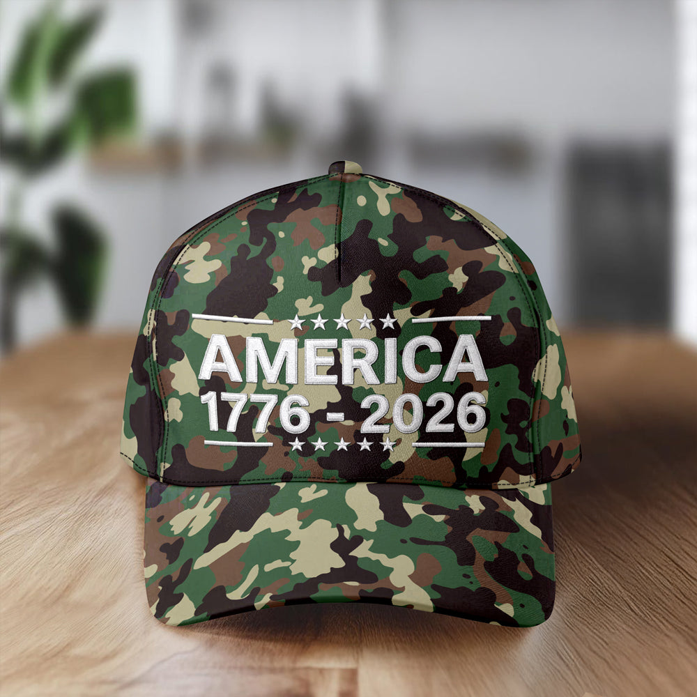 American 1776-2026 250 Years Anniversary AOP Cap TH10 169419