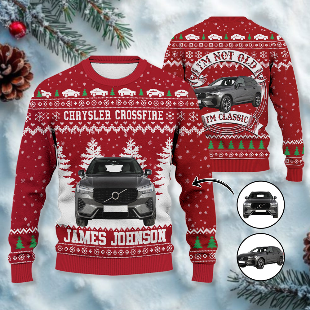 This Is How I Roll - Personalized Photo Car Ugly Sweater HO82 900576