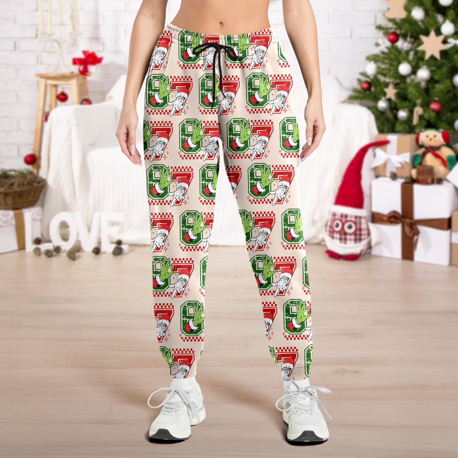 Six Seven 6 7 Christmas Trendy Christmas Meme Sweatpants HA75 898316