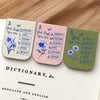 Gods Says I Am Name In Bible Toile De Jouy Style - Personalized Leather Magnetic Bookmark CH07 899538