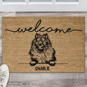 Personalized Dog Welcome Coir Doormat Gift For Dog Lovers TH10 896887