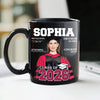 Custom Photo Congrats Class Of 2026 Magazine Graduation Gift Black Mug LM32 899367