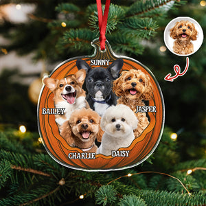 Custom Pumpkin Halloween Pet Acrylic Ornament HO82 894992