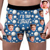 Custom Photo I'd Tap That Humorous Golf Men's Boxer Brief Funny Gift LM32 897647