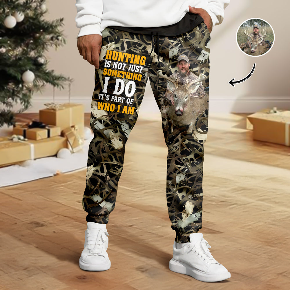Custom Photo Hunting Is Part Of Who I am Sweatpants For Hunter TH10 896723