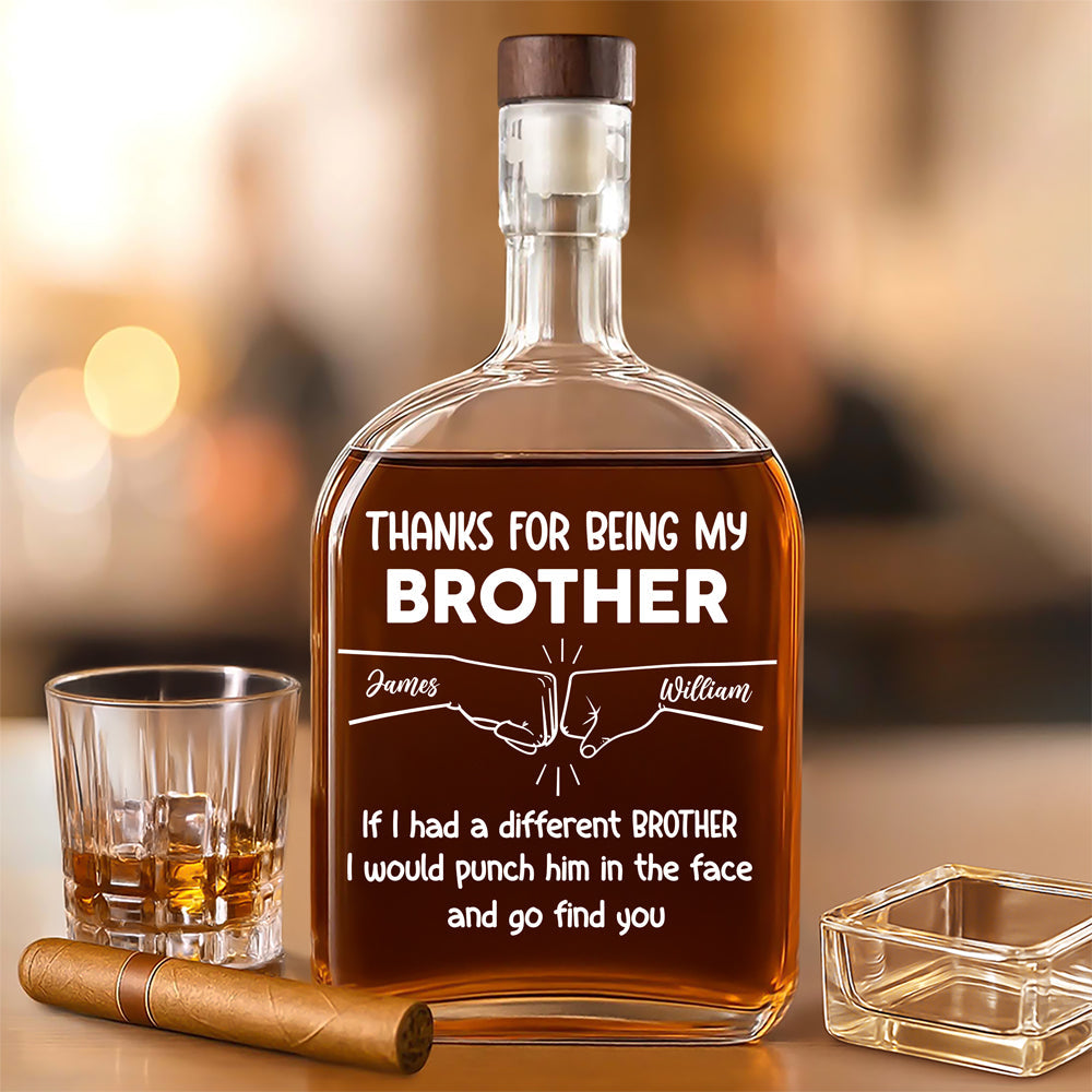 Being My Brother - Personalized Whiskey Bottle LM32 893793