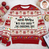 Custom Photo Most Likely To Christmas Personalized Ugly Sweater CH07 896410