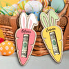 Custom Name Easter Carrot Wood Money Holder Ornament CH07 910470