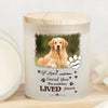 Custom Photo Forever Loved Pet Paw Print Glass Jar With LED Candle LM32 897509