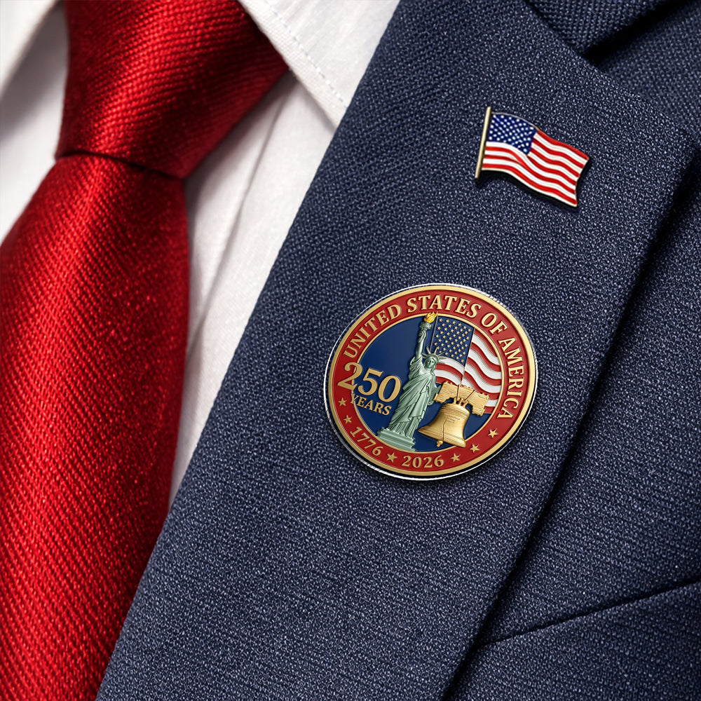 United State Of America 250 Years 1776 - 2026 Acrylic Pin TH10 169317