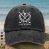 Personalized Gift For Golfer Washed Denim Baseball Cap TH10 898099