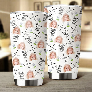 Custom Photo Best Dad By Par For Sport Players Fat Tumbler TH10 894133