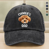 Custom Pet Photo Washed Denim Baseball Cap HA75 892872