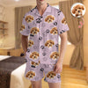 Custom Dog Face Photo Short Pajamas Gift For Dog Lovers CH07 910348