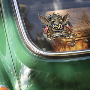 United Ststes Of America 250th Anniversary Semiquincentennial Car Window Decal Sticker CH07 910322