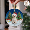 Custom Pet Photo - Personalized Christmas Ceramic Ornament For Pet Lovers CH07 899690