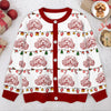 Custom Pet Photo Pencil Drawing Christmas Ugly Cardigan For Pet Lovers LM32 897133