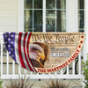 Personalized We The People, One Nation Under God, American Eagle Jesus Non-Pleated Fan Flag CH07 910564