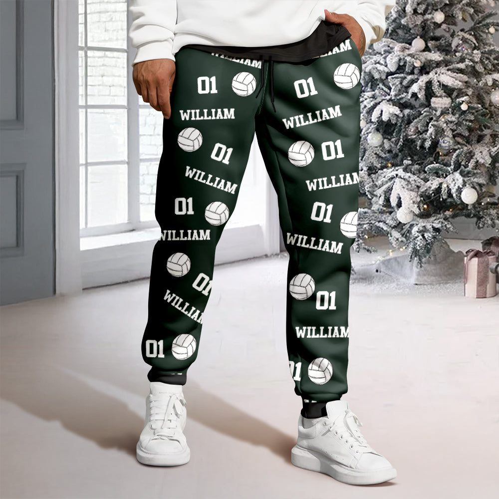 Custom Name, Number Volleyball Personalized Sweatpants HA75 897674