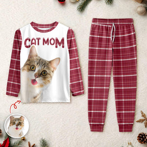 Custom Photo Cat Mom Cat Dad Personalized Sleepwear Gift For Cat Lovers CH07 899108