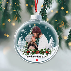 Custom Photo You & Me We Got This Acrylic Ornament Gift For Couple CH07 896858
