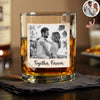 Custom Couple Photo Whiskey Glass Valentine Gift,  Anniversary Gift HA75 898922
