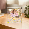 Custom Photo Floral Frame Acrylic Block Plaque Gift For Birthday, Mother's Day LM32 899431
