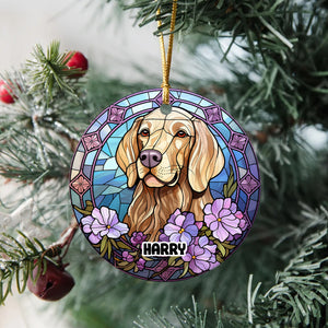Personalized Dog Portrait Art Ceramic Ornament Gift For Dog Lovers TH10 896419
