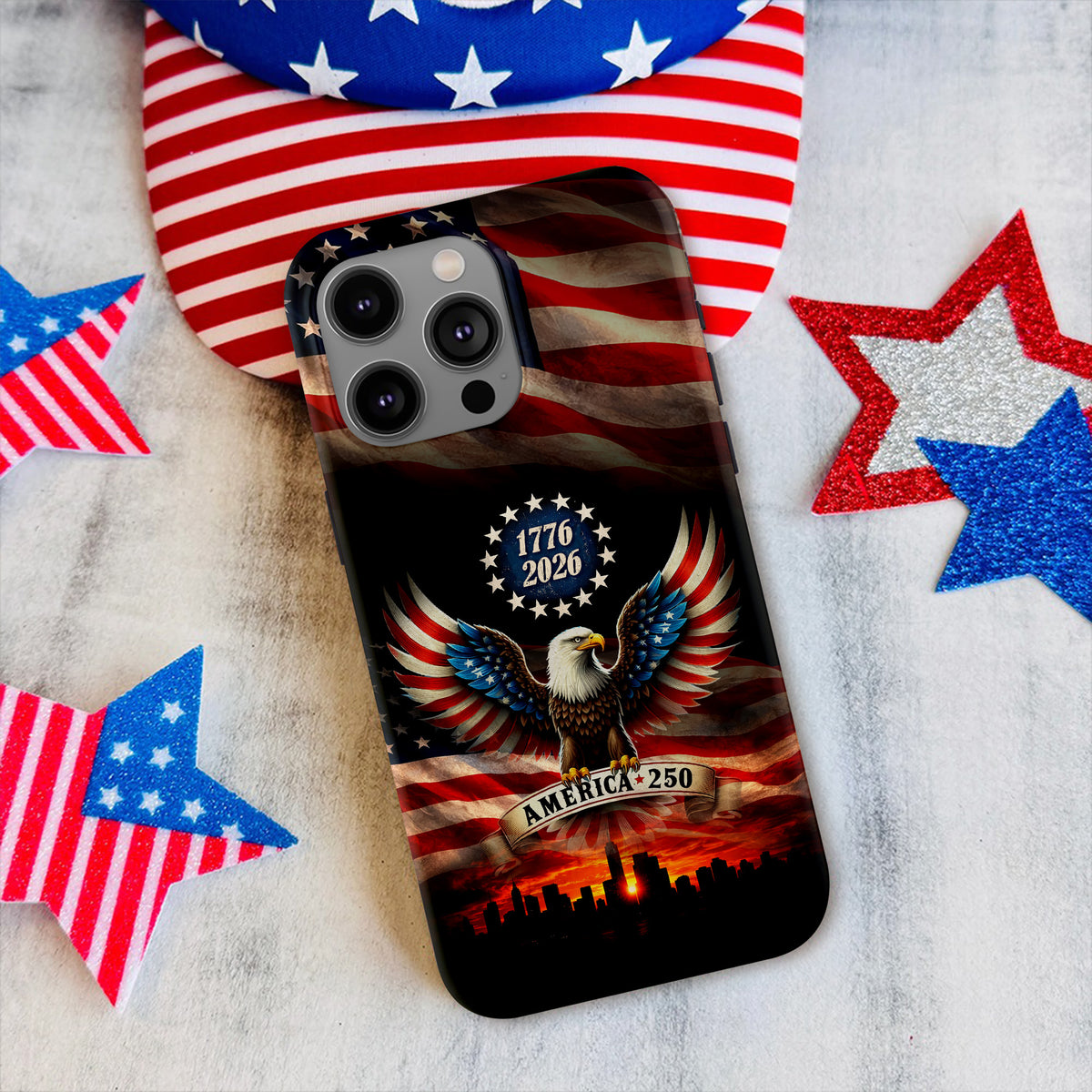 America 250th Anniversary 1776-2026 Patriotic Phone Case HA75 920204