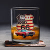 Custom Photo Route US 66 Car Print Whiskey Glass HA75 898094