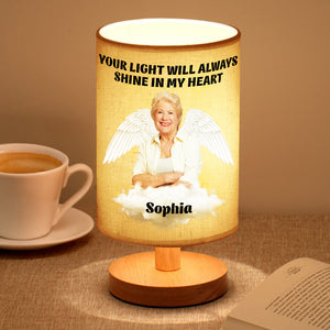 Custom Photo Forever In My Heart Memorial Fabric Lamp TH10 892851