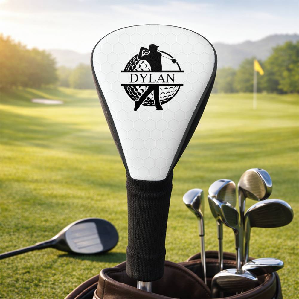 Personalized Name Golf Club Head Cover - Gift for Golfer HO82 902340