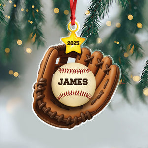 Custom Baseball Family Name Acrylic Ornament TH10 896473