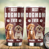 Custom Photo Best Dog Dad Cooler Version Fat Tumbler LM32 893693