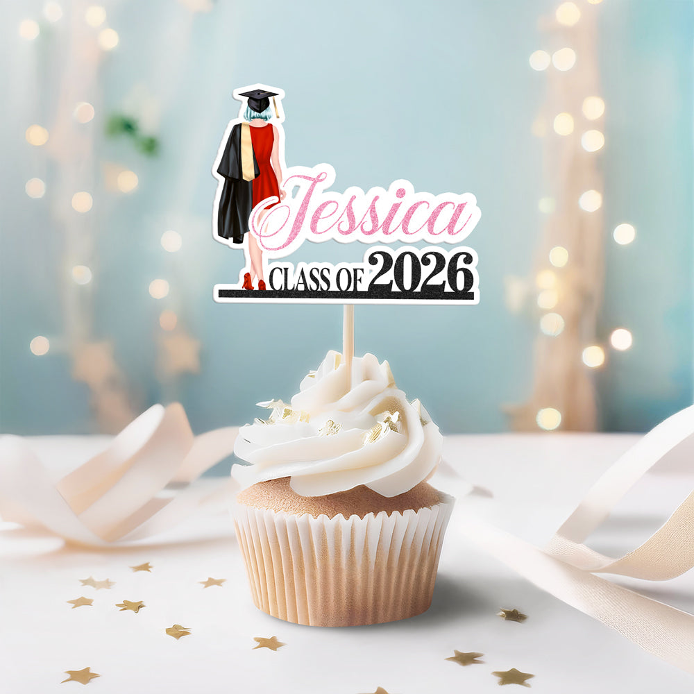 Personalized  Congrats Class Of 2025 Graduation Cake Topper Grad Party Favors HO82 901744