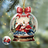 Custom Family Photo Merry Christmas - Personalized Acrylic Ornament CH07 899796