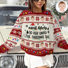 Custom Photo Most Likely To Christmas Personalized Ugly Sweater CH07 896410