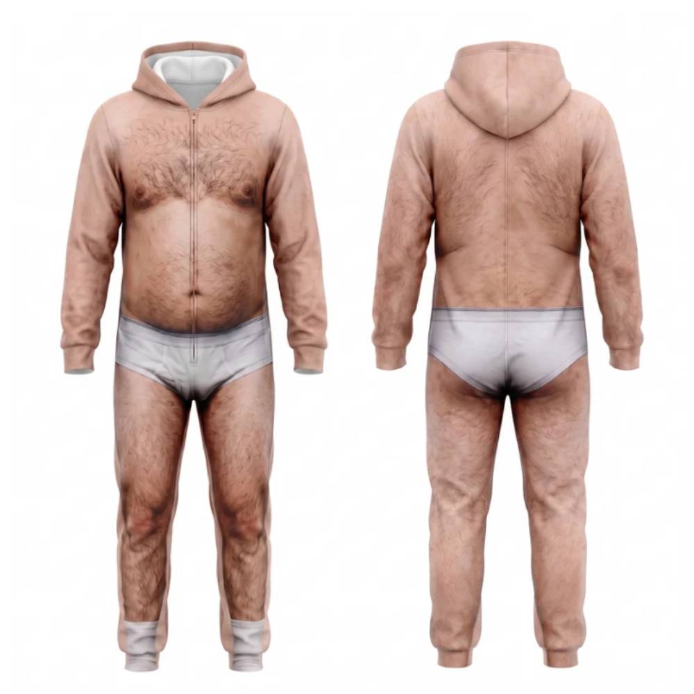 Personalized Funny Body Onesie Pajamas - Birthday Gifts For Husband, Son, Grandson, Brother, Grandpa, Dad, Yourself HO82 903556