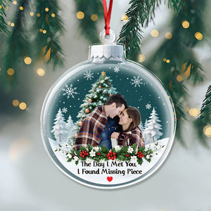 Custom Photo You & Me We Got This Acrylic Ornament Gift For Couple CH07 896858