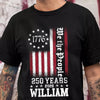 Personalized We The People 250 Years Dark Shirt TH10 898625