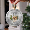 Custom Photo Pet Christmas Memorial Sympathy Ceramic Ornament Gifts For Pet Lovers LM32 893897