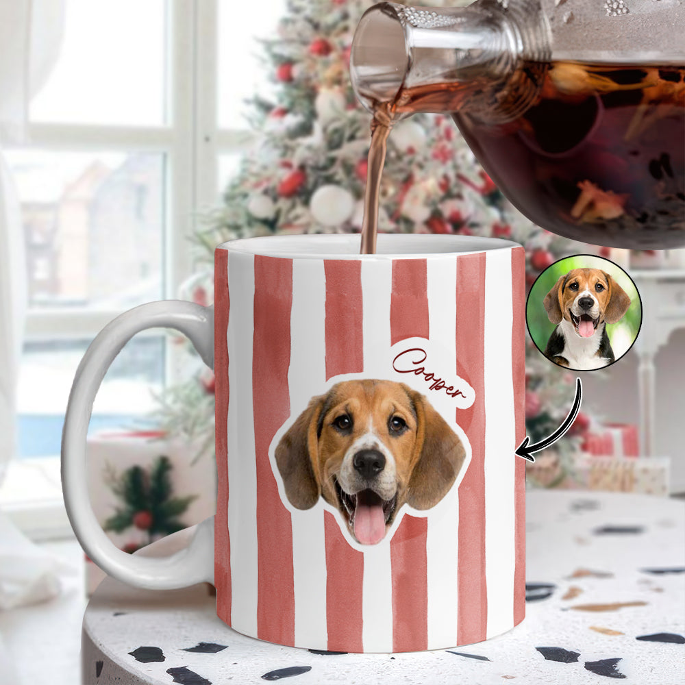 Custom Dog Photo Personalized Print Full Mug For Dog Lovers LM32 895493