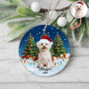 Custom Pet Photo - Personalized Christmas Ceramic Ornament For Pet Lovers CH07 899690