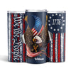 Personalized We The People American 250 Eagle Flag Skinny Tumbler LM32 899097